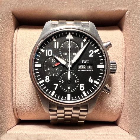 iwc day date chronograph|iwc pilot chronograph automatic.